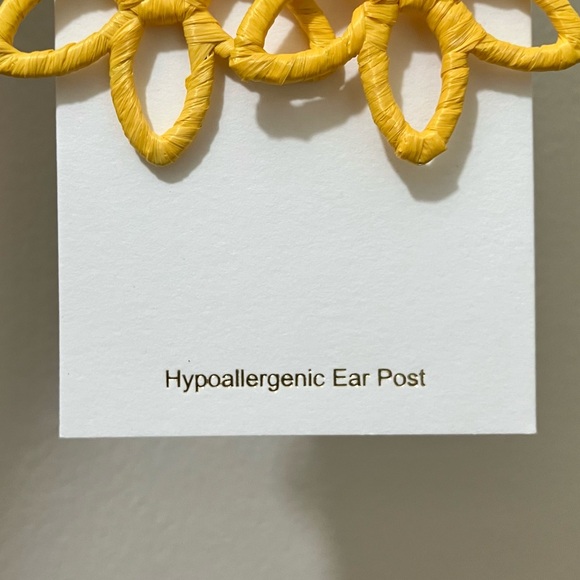 NWT J. Crew Wrapped Flower Statement Earrings, Floral Boho Hippie J.Crew Factory - Picture 8 of 13